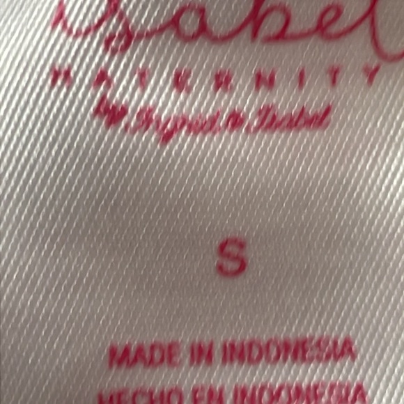 NWOT Isabel Maternity Pink One Piece Swim Suit.  Size S small 4/6 - Picture 10 of 11